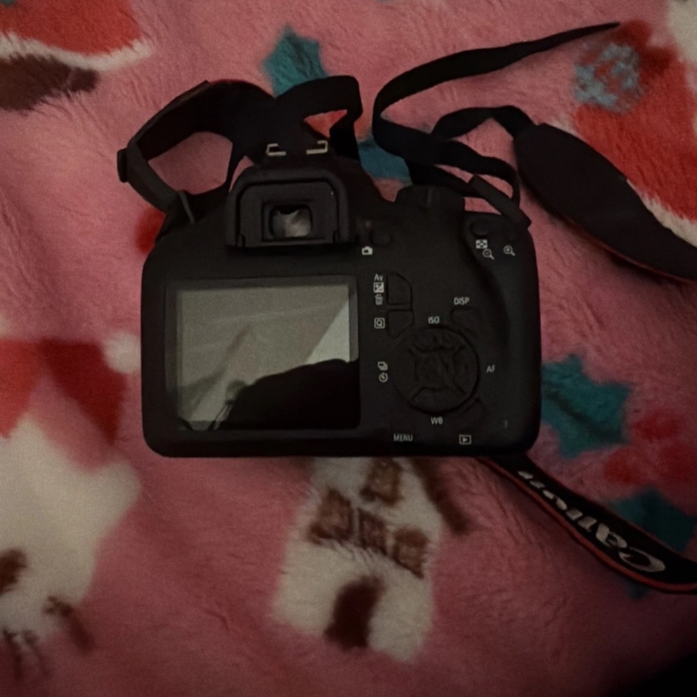 Canon Black Digital Camera with Strap